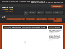 Tablet Screenshot of poplutheranchurch.org